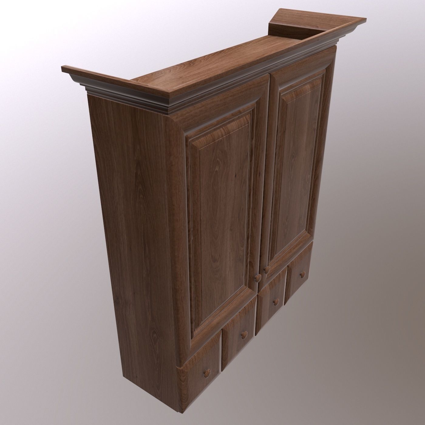 Cabinet VR / AR / low-poly 3D model $9.99